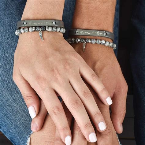 unique bracelets for couples.